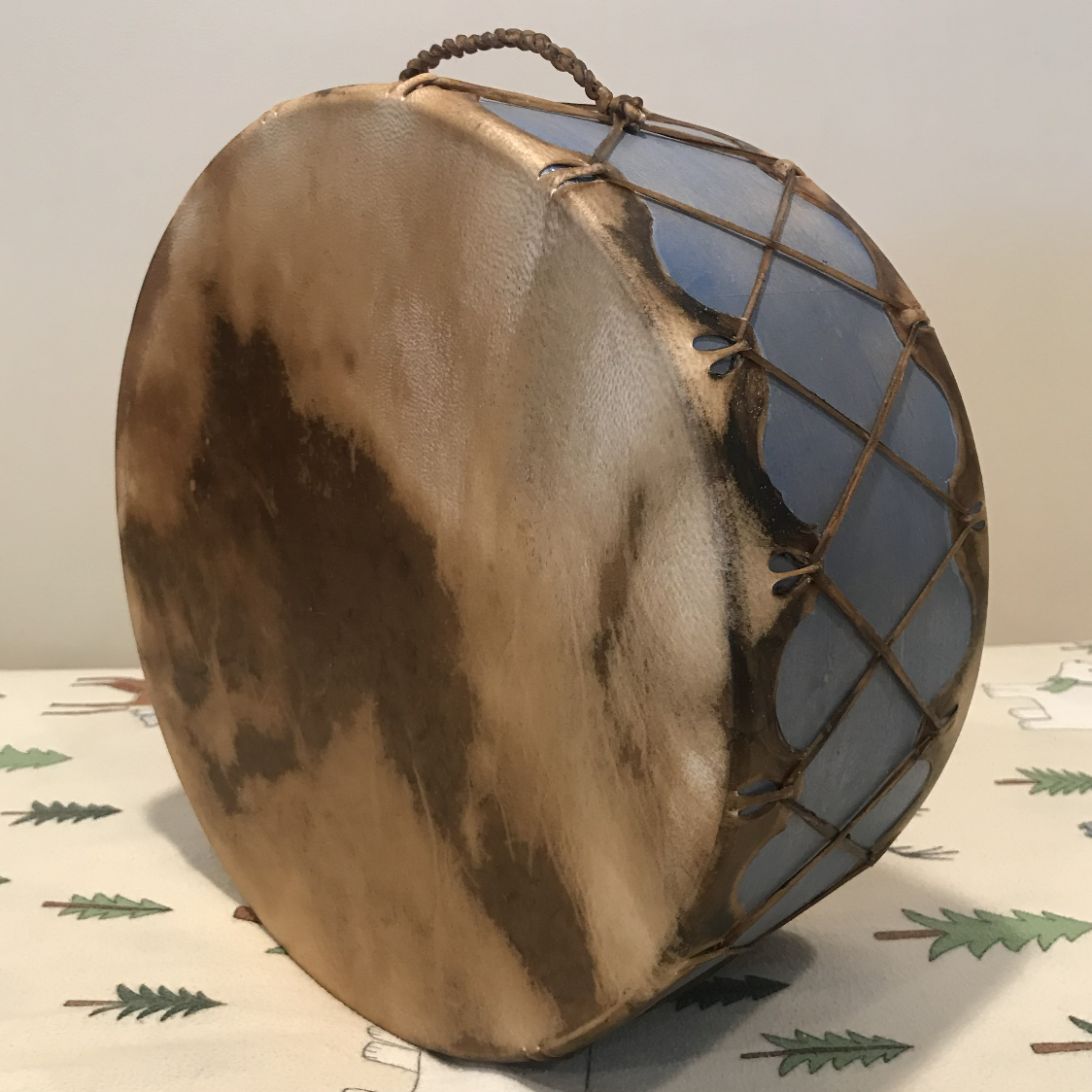 Two-sided bison Inipi Cancega. 