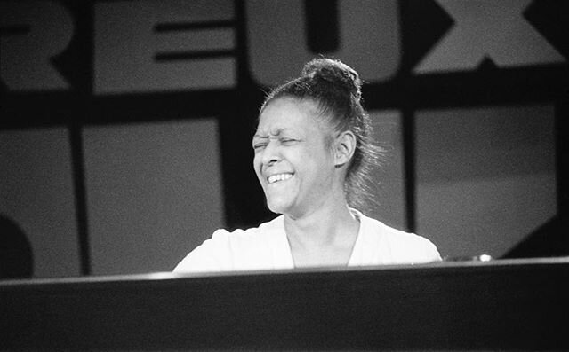 In the zone! Shirley Scott playing Montreux Jazz Festival in 1975, the year after One For Me was released. 🦚