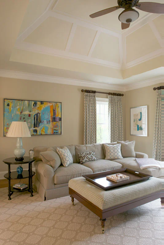 Sitting area, master suite