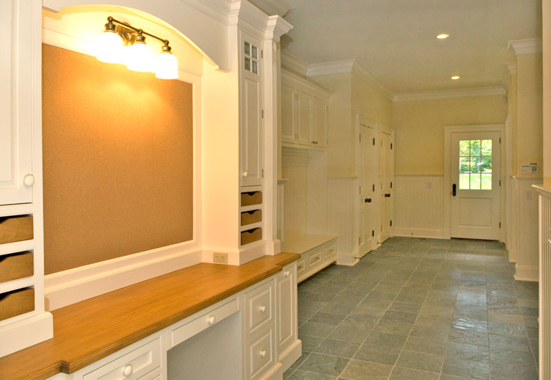 Mudroom and family command center