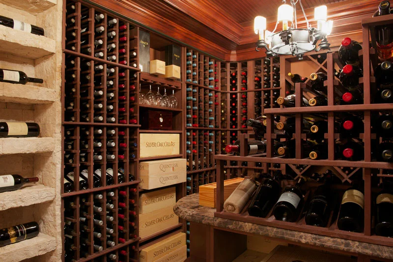 Custom wine cellar
