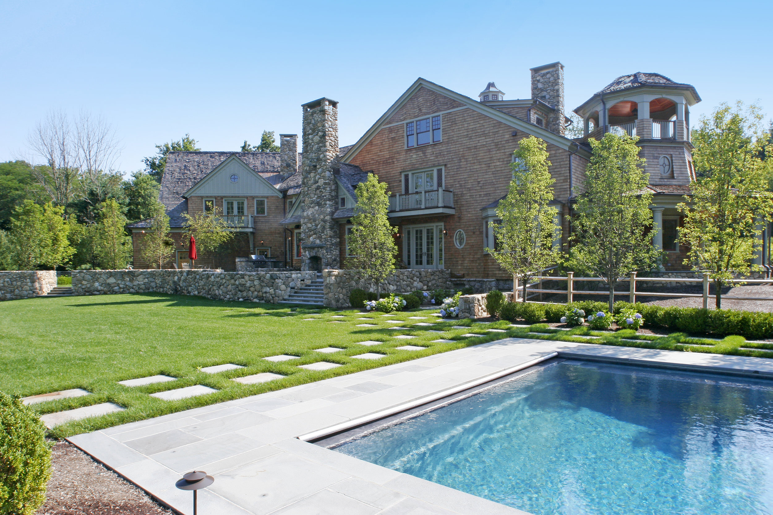 Shingled Estate with Reclaimed Finishes