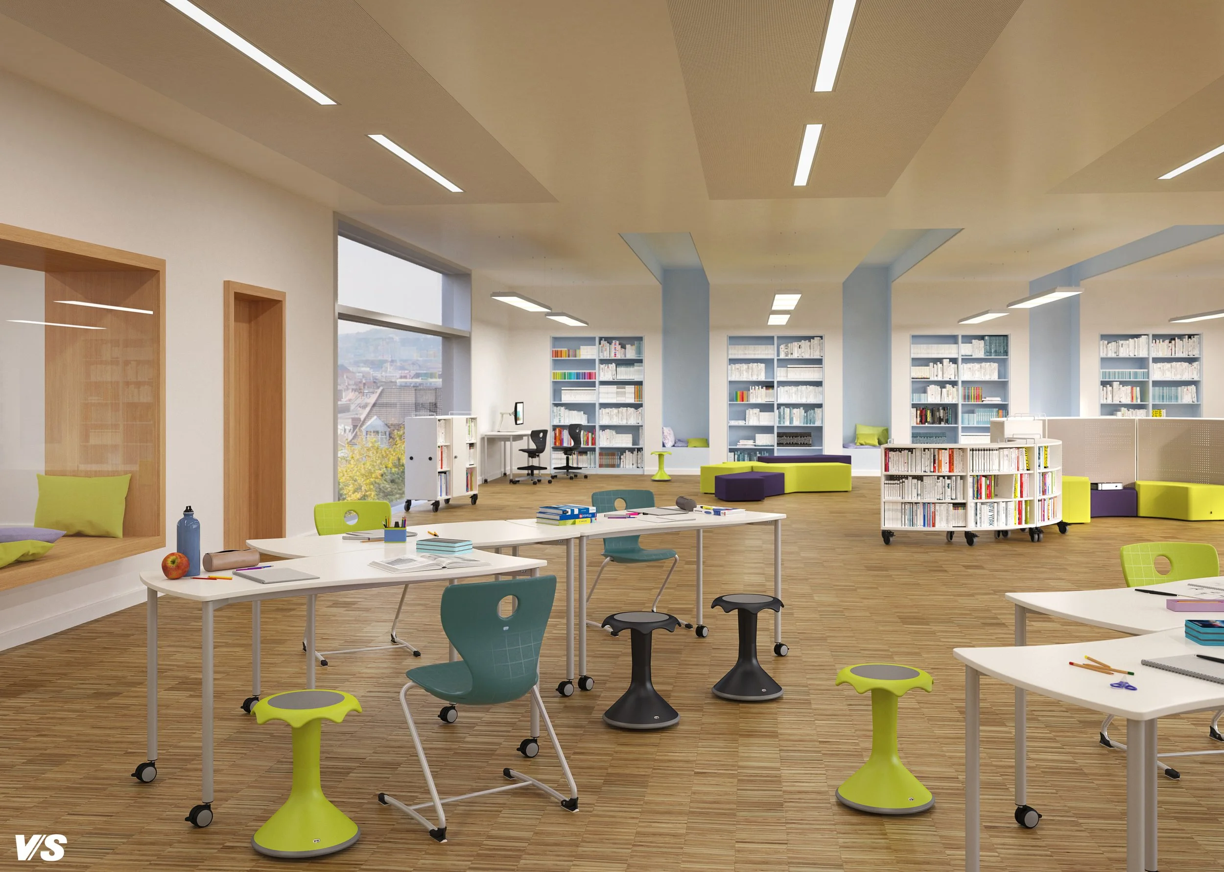 Library & Media Center — Educational Environments