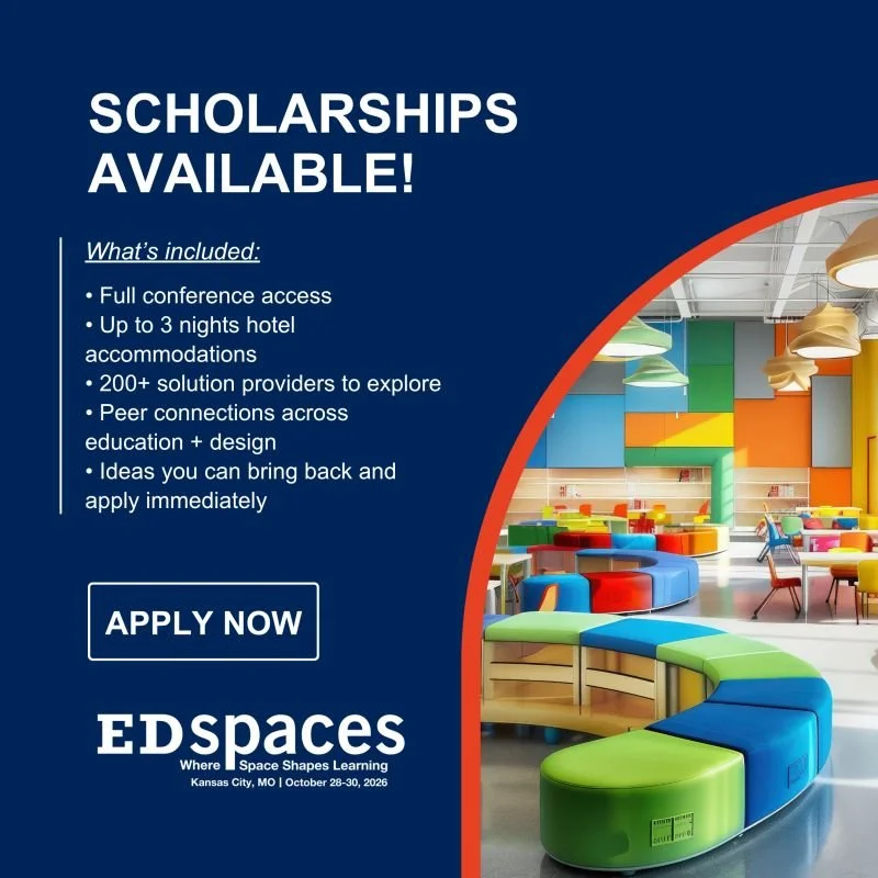 Attend EDspaces via Scholarship
