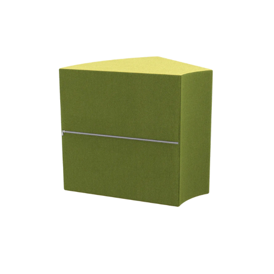 IN STOCK - Artcobell Wedge Ottoman, 18"H