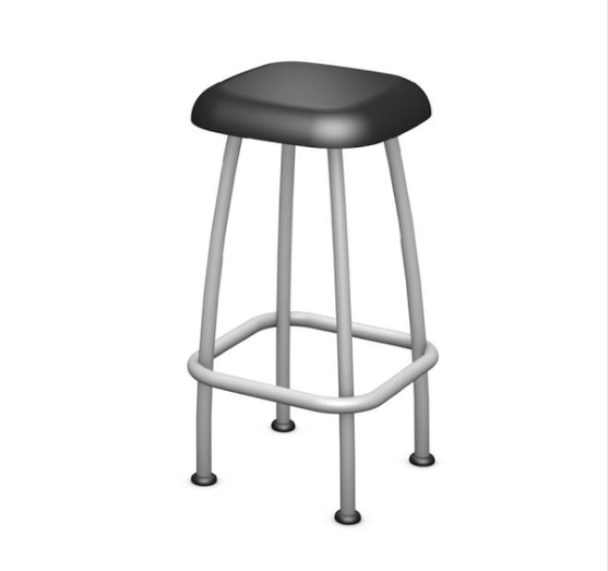 IN STOCK - Fleetwood Rock Stool, 26"H