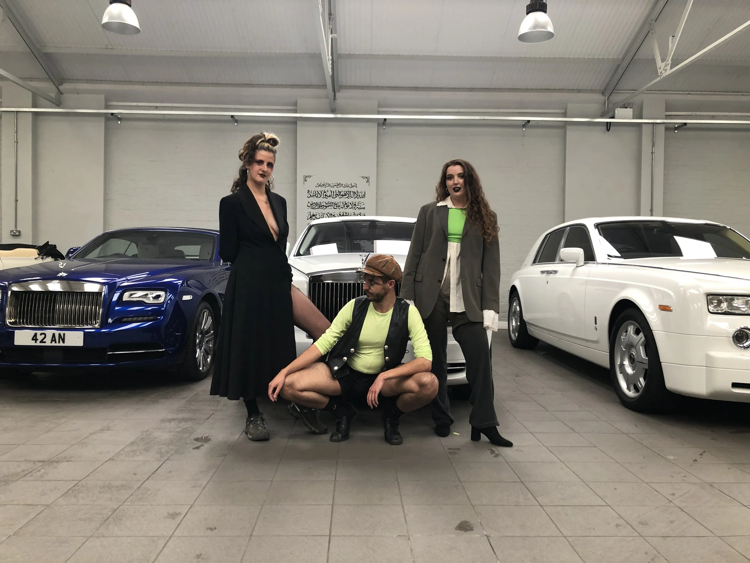 Photoshoot before HELL MOUTH 3 performance