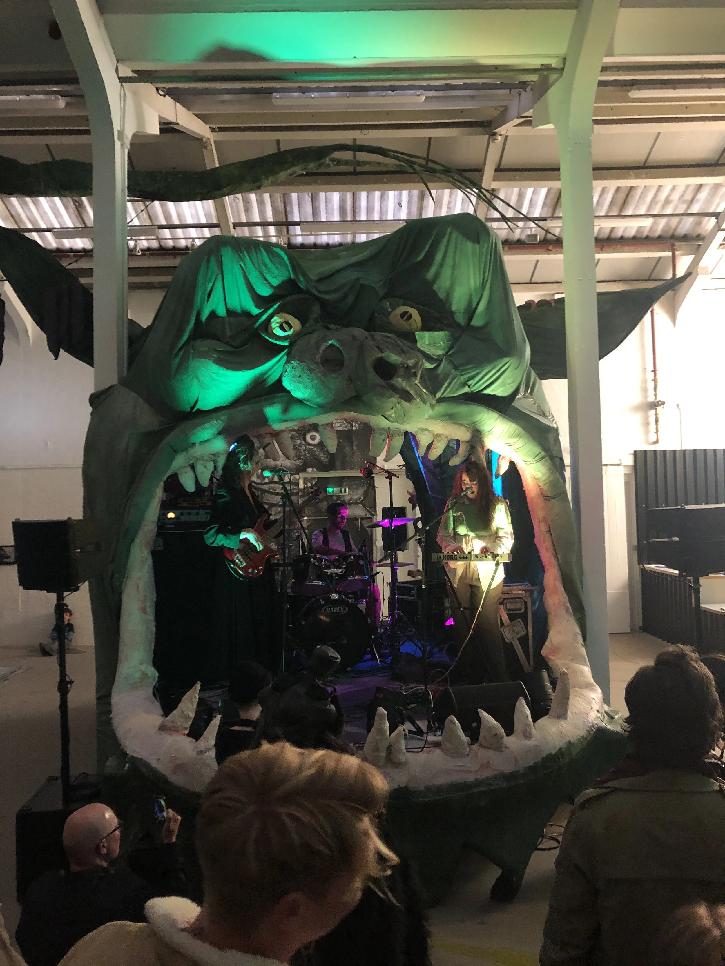 Performing at HELL MOUTH 3, Eastside projects, 17th May 2019