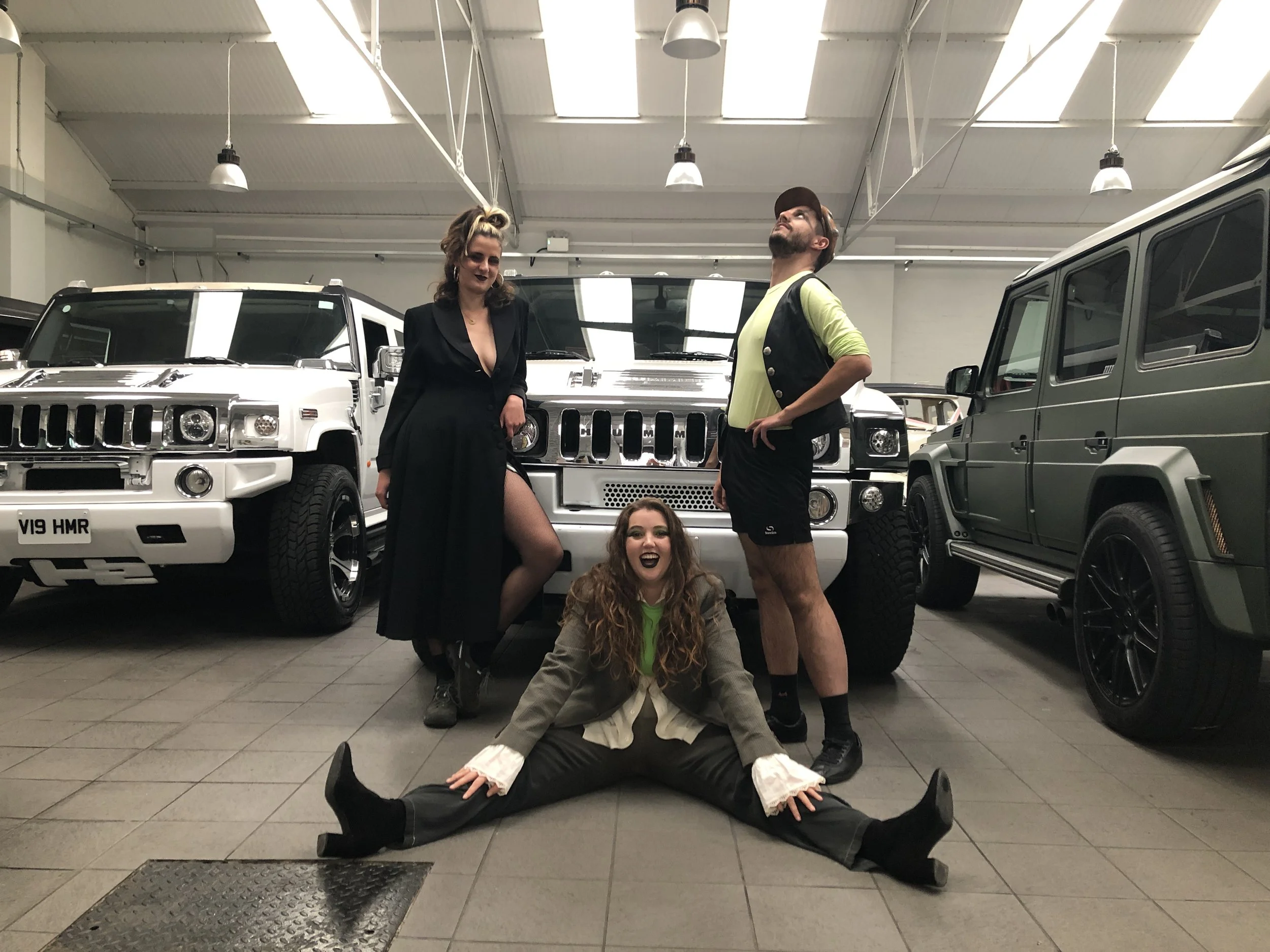 Photoshoot before HELL MOUTH 3 performance