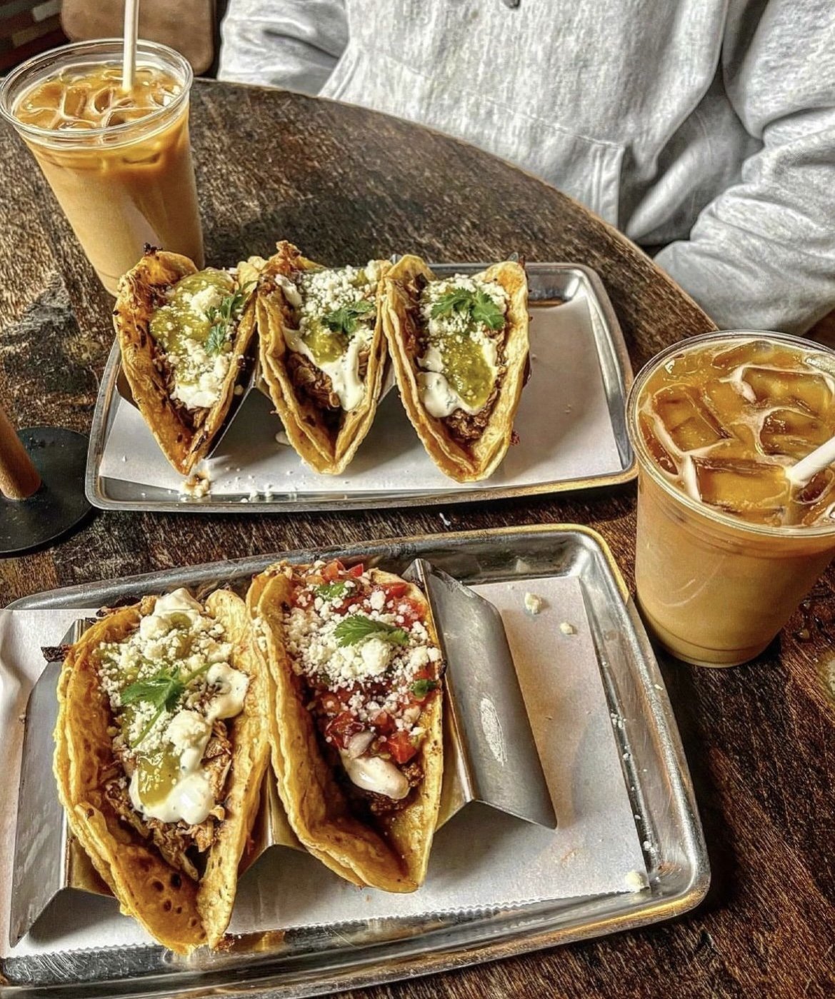 Looking for Friday night plans? Look no further! Join us for Lattes and Lonestars Happy Hour from 6-9PM. Enjoy $2 lattes (iced or hot) and $2 Lonestar beers. PLUS treat yourself to our tasty tacos. Let's cheers for the weekend! 🍻☕🌮 

#savannahga #v