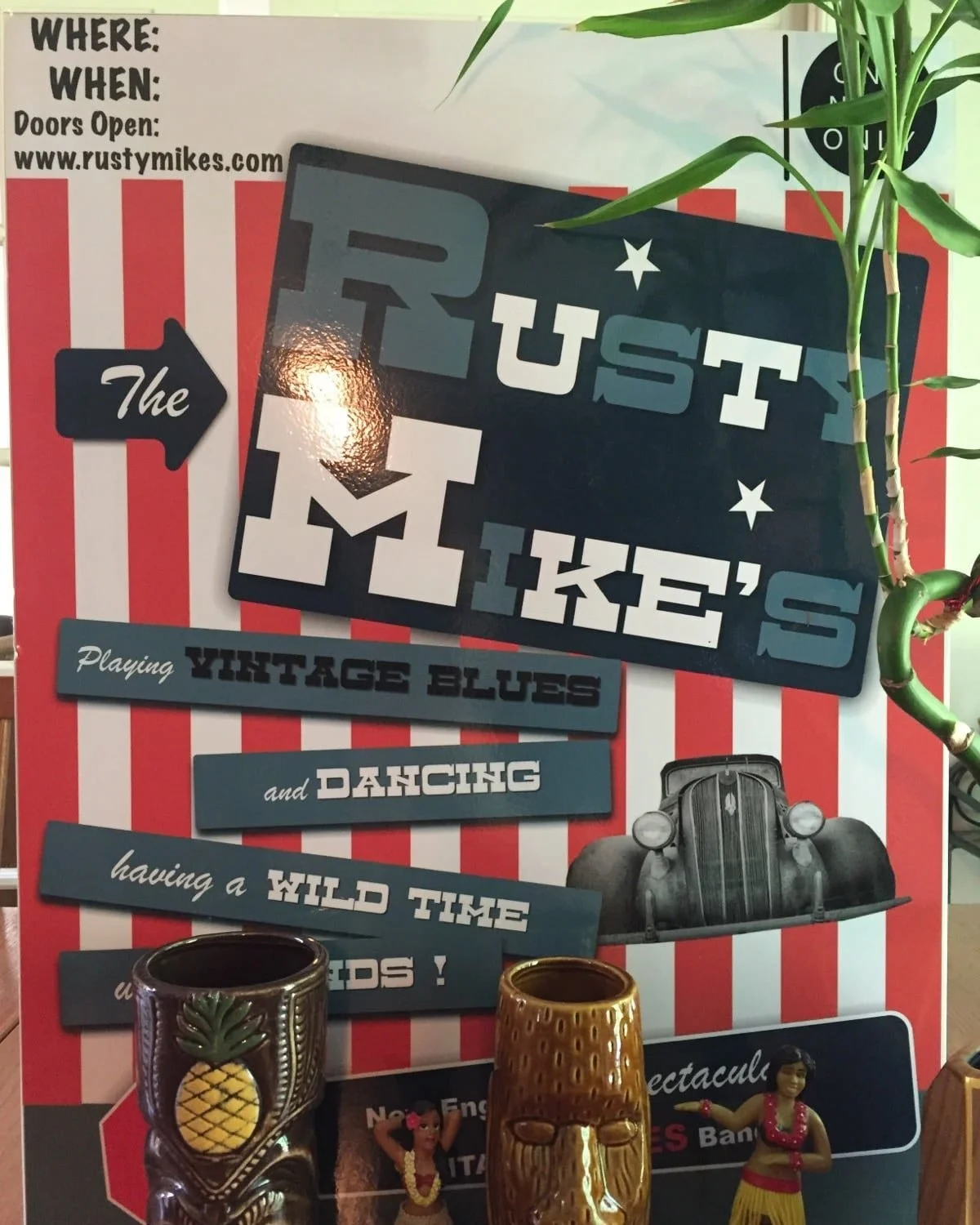 Join us for Acoustic Thursday tonight from 5&ndash;8 PM for live music by The Rusty Mikes Vintage Blues Band. 

The Rusty Mikes are an eclectic group of musicians brought together by a passion for honoring and preserving the classic blues sound. They