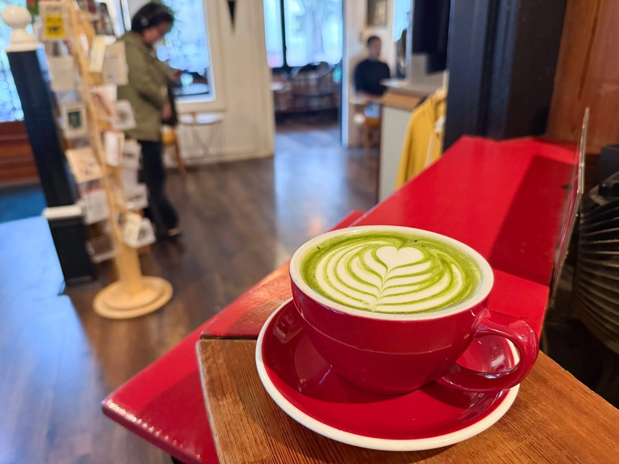 Matcha Monday vibes at Foxy Loxy. 💚 Sip on a hot or iced matcha for just $2, every Monday from 5&ndash;8 PM, available in-caf&eacute; only.

Start your week with a cozy cup in your favorite corner. ✨

#FoxyLoxyCafe #MatchaMonday #SavannahEats #Savan