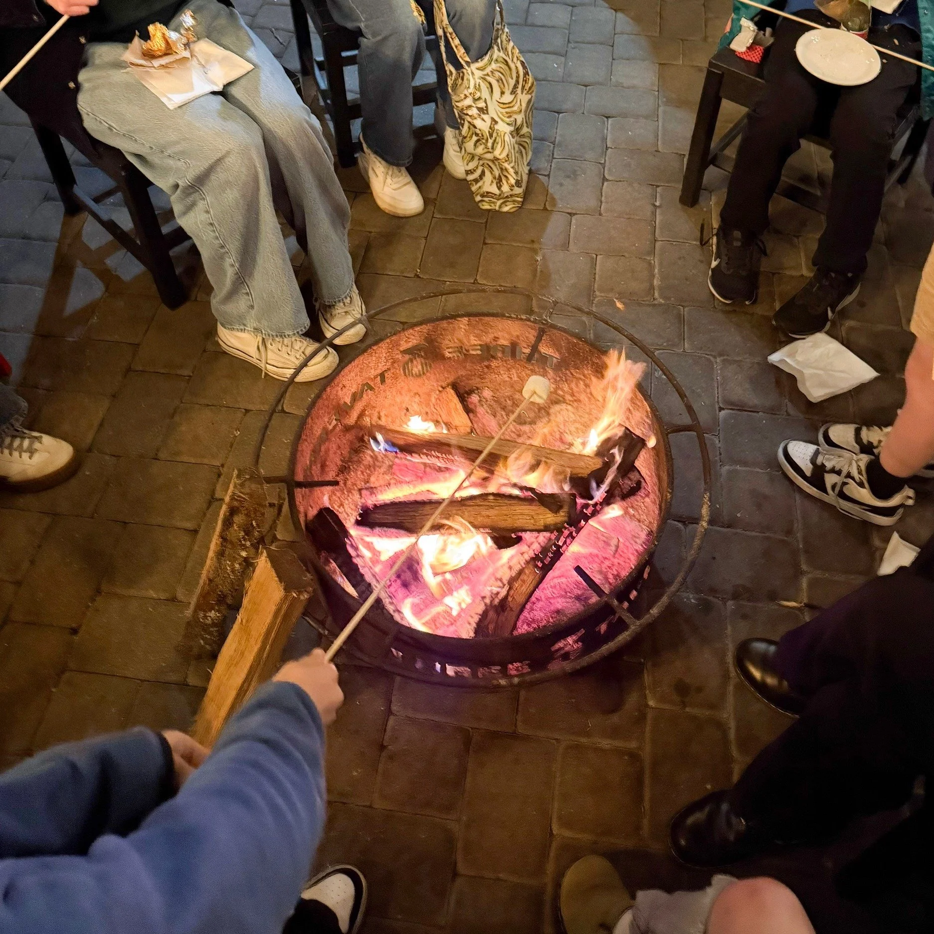 Fire &amp; Wine is back this Saturday with the incredible @aliatorresmusic! 🔥🍷 

Join us March 21 from 6&ndash;9 PM for live music, half priced bottles of wine, courtyard fire pits, complimentary marshmallows, and s&rsquo;mores kits available for p