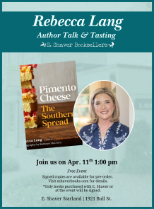 Rebecca Lang Author Talk and Tasting