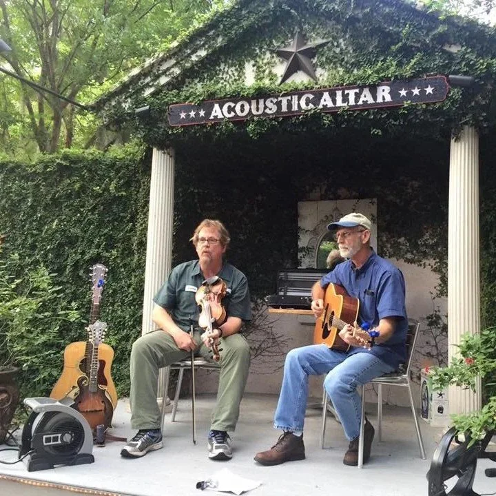 🔥🍷 Fire &amp; Wine is every Saturday from 6&ndash;9pm!

Enjoy half‑priced bottles of wine, cozy fire pits and complimentary marshmallows.

Tonight, hear live roots music from Joe Nelson &amp; James Pittman&mdash;from old‑time fiddle tunes to Johnny