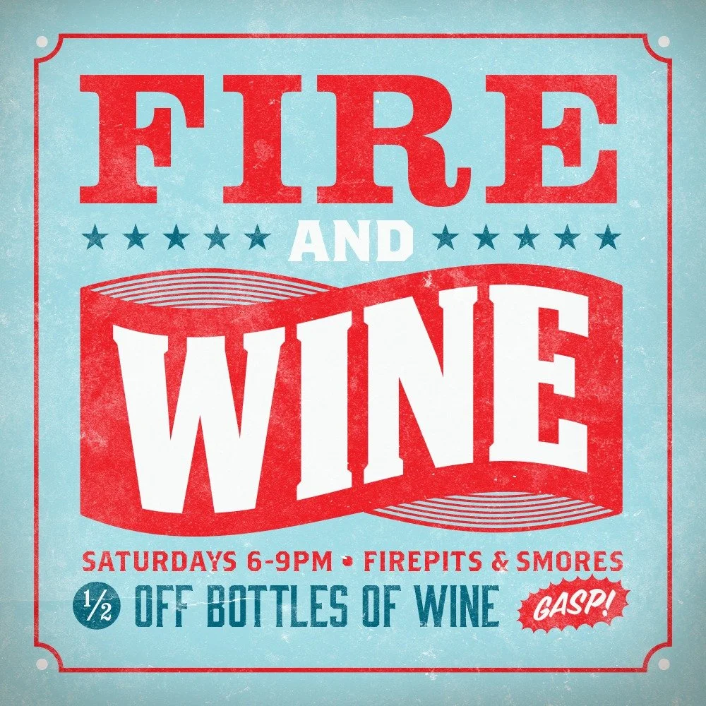 Saturdays are for Fire &amp; Wine 🔥🍷🎶

Join us tonight for Live Music Fire &amp; Wine featuring Shawnessey, a Savannah singer-songwriter blending folk and rock influences&mdash;think Sufjan Stevens meets Neil Young.

Enjoy:
🍷 Half-priced bottles 