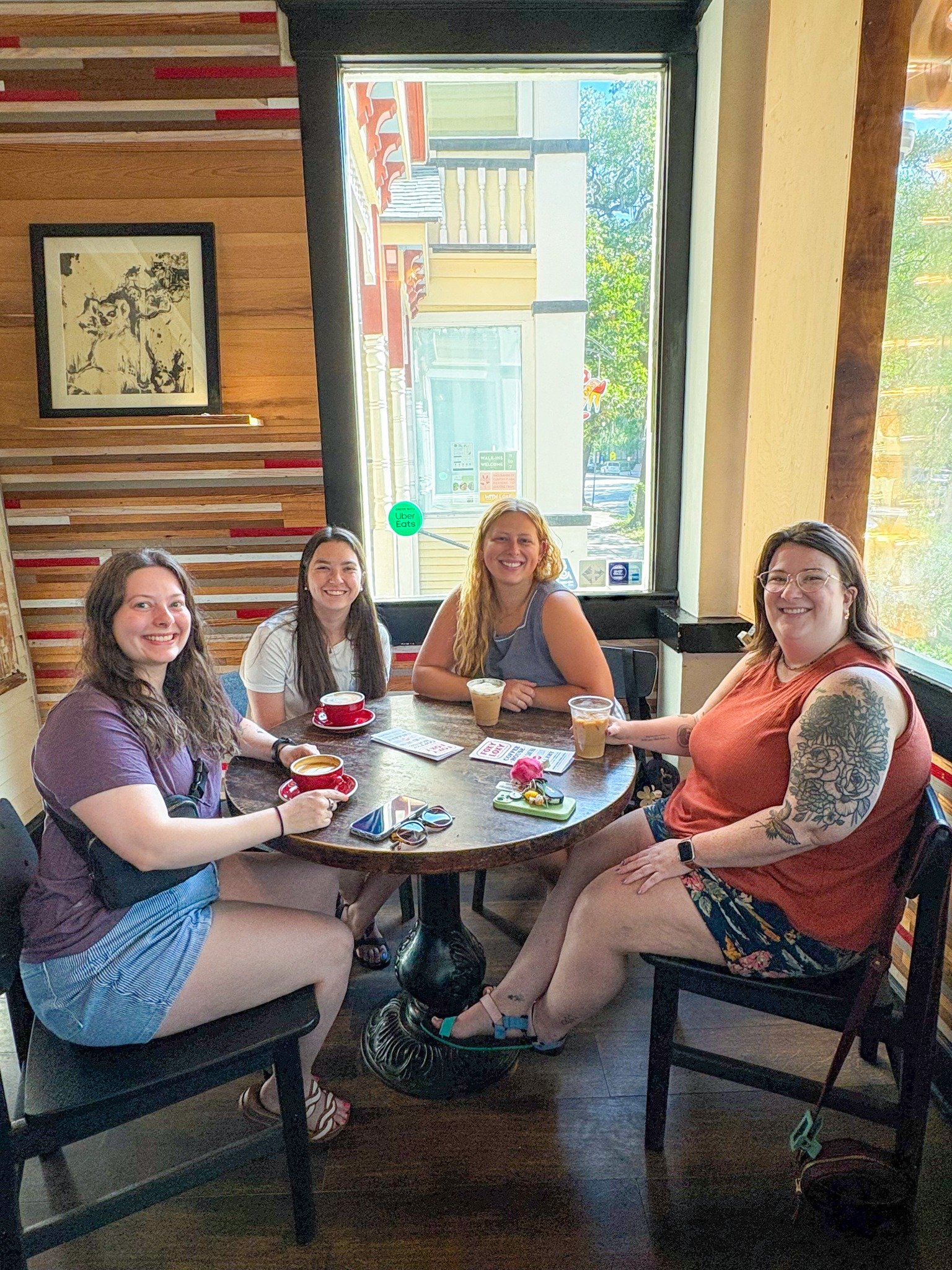 Nothing beats catching up over good coffee and even better company ☕❤️

Whether it's a quick meetup or a long conversation, we're grateful to be a place where friends gather, laugh, and make memories.

#FoxyLoxyCafe #CoffeeWithFriends #SavannahCoffee