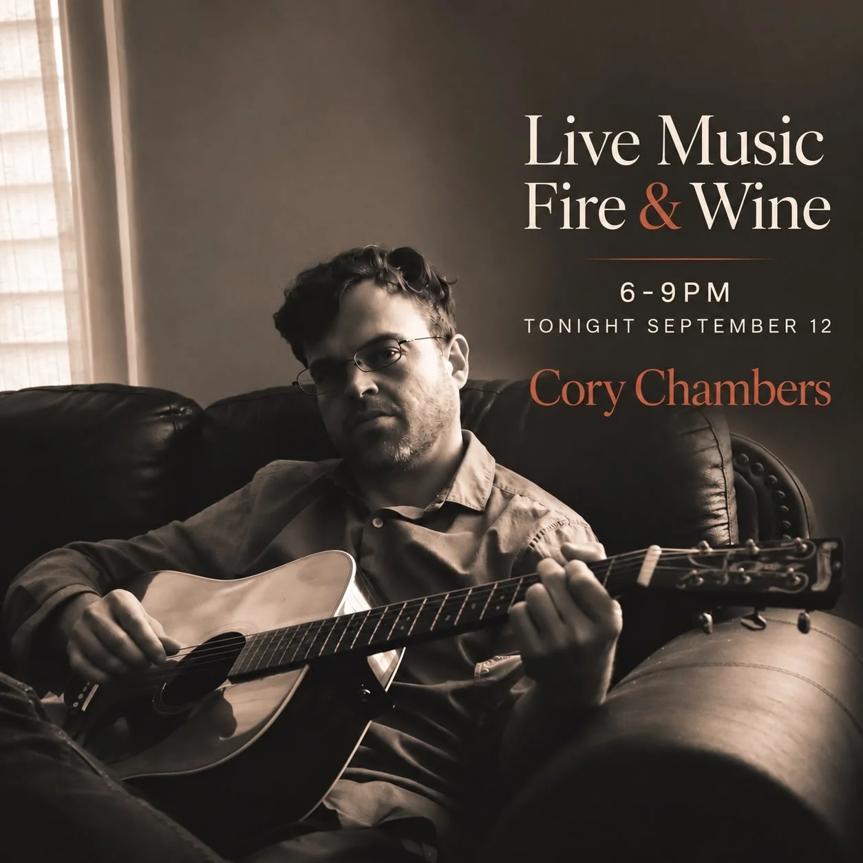 Join us for Live Music Fire &amp; Wine every Saturday from 6-9 PM 🍷🔥

Settle into the courtyard with half-priced bottles of wine, cozy fire pits, complimentary marshmallows, and s&rsquo;mores kits available for purchase. This week, enjoy live music