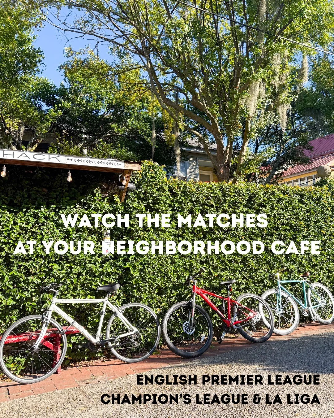 ⚽️ While everyone's talking football, we're getting ready for another European soccer match.

Join us on September 17 for a soccer watch party at Foxy Loxy. Bring your friends, grab a drink, and catch the action in a cozy neighborhood setting.

We'll