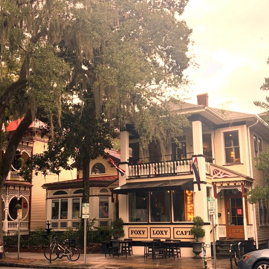 The corner that always feels like home. ☕️✨ Thanks to @g.annae for tagging us in this beautiful shot of Foxy Loxy and sharing a little neighborhood love.

Come by for coffee, a bite to eat, and a spot in the courtyard.

#FoxyLoxyCafe #SavannahGA #Caf