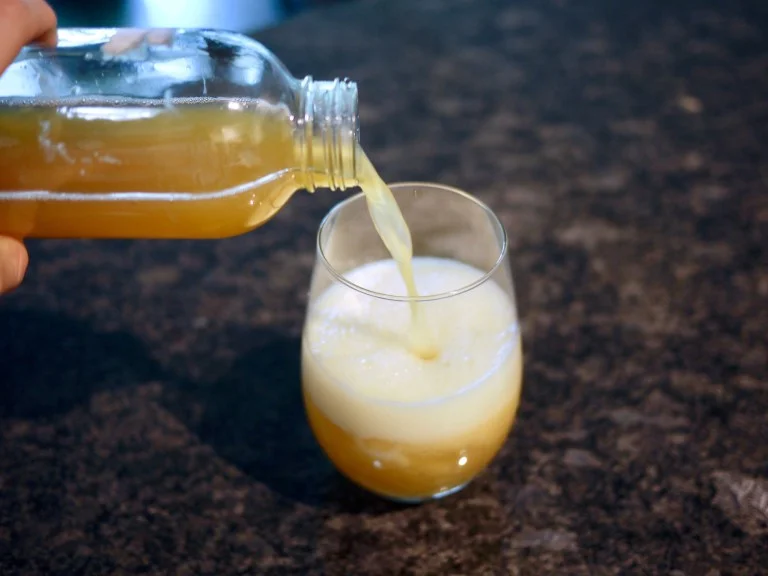 Check out the carbonation after my secondary ferment!