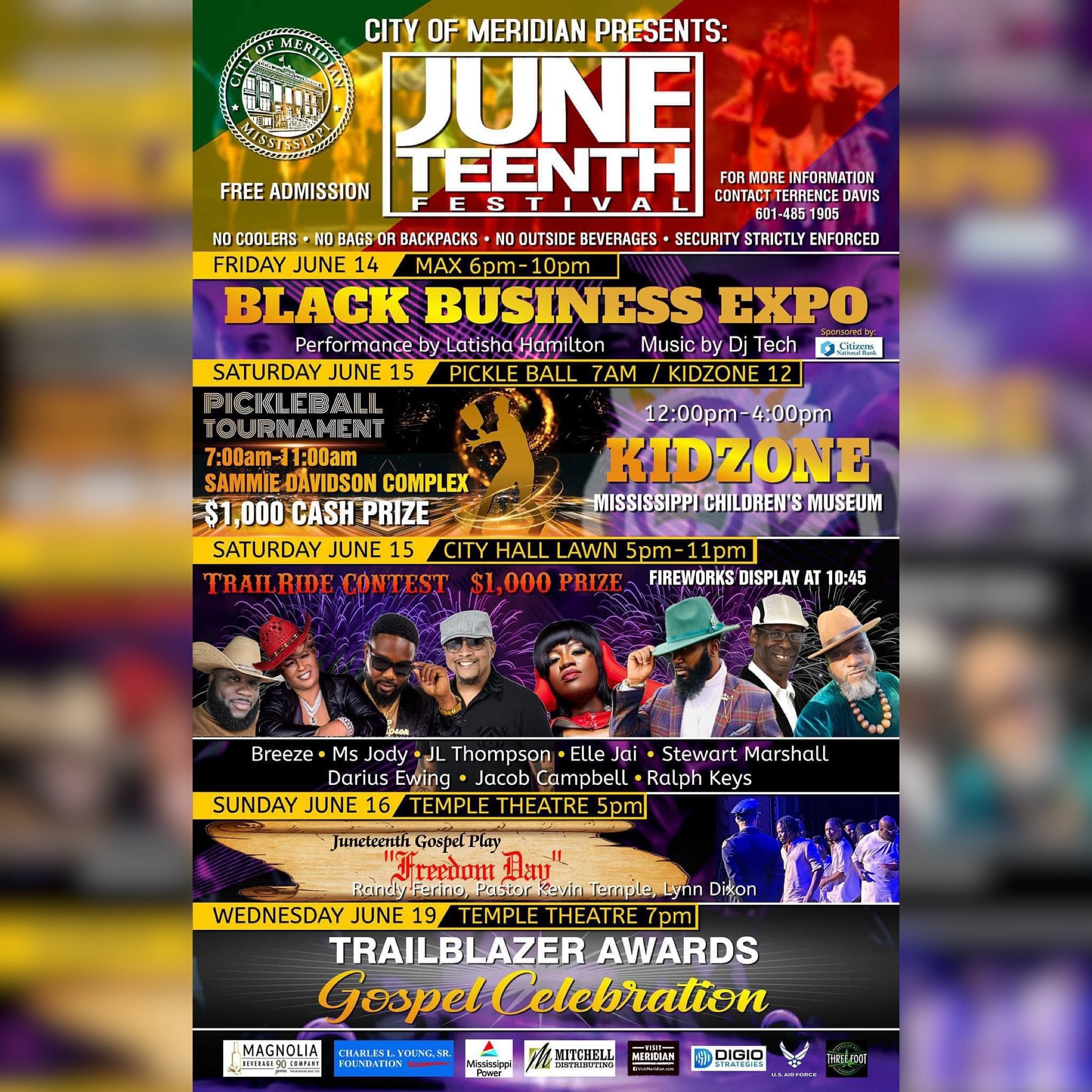 I will be providing the soundtrack for this year&rsquo;s Juneteenth Festival in Meridian, MS! #djtech #listen