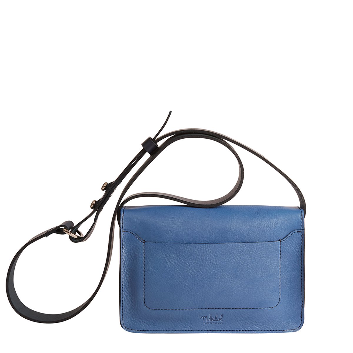 Classic Leather Satchel in cobalt blue — hedge
