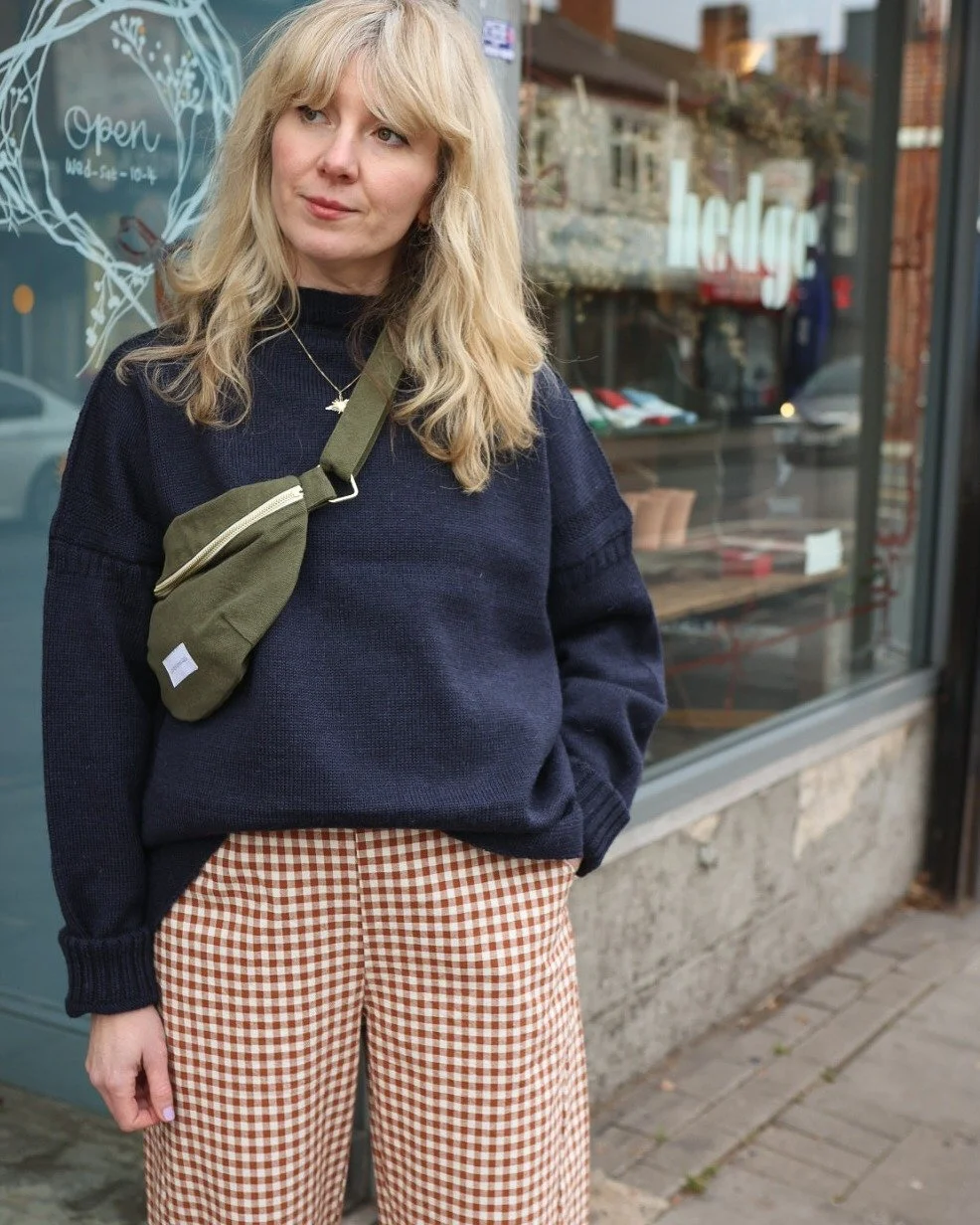 Every day winter dressing, for warmth, comfort and style. The Guernsey jumper is a staple with its cropped, boxy fit, it suits everyone. We love the drop-shoulder design, with the traditional stitch details on the seams. Knitted and hand-finished by 