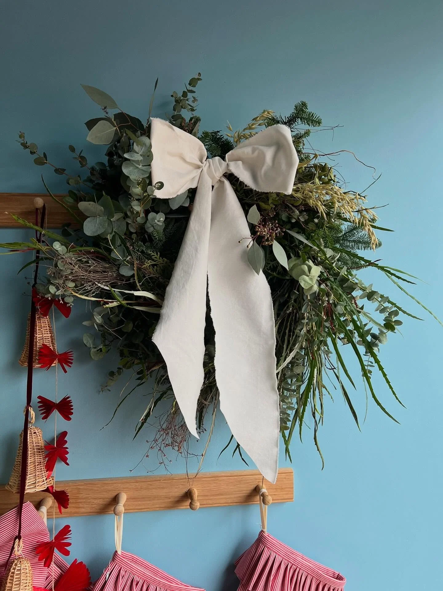 We will be bringing some ready made wreaths to @paperdollshandmade this Saturday, goodness we are so excited to be having a stall there.  Of course you will be able to also find handful in the shop to grab and go should you be in and around Stirchley