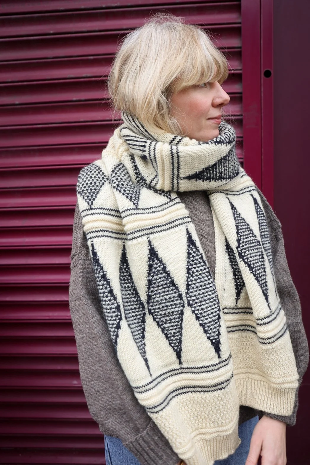 When we're looking for pieces to stock here at hedge top of our list is that they are made with natural, sustainable materials.  Wool is very much a favourite so we were over the moon when the new Harrington scarf arrived this week by the incredible 