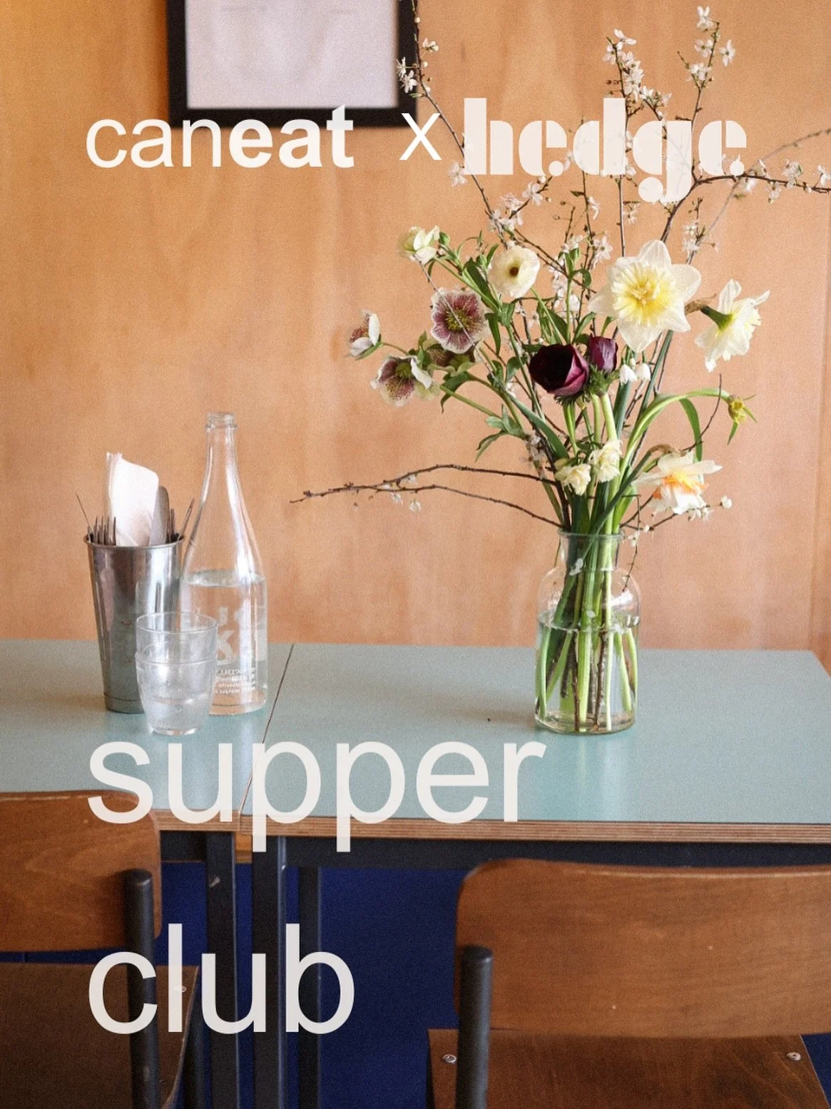 Spring Equinox Edition 🌼 
To welcome the arrival of Spring we&rsquo;ve teamed up with our neighbours and good friends at @caneatcafe to bring you our very own Stirchley supper clubs with a hedge twist.

On Saturday 28th of March we will be hosting o