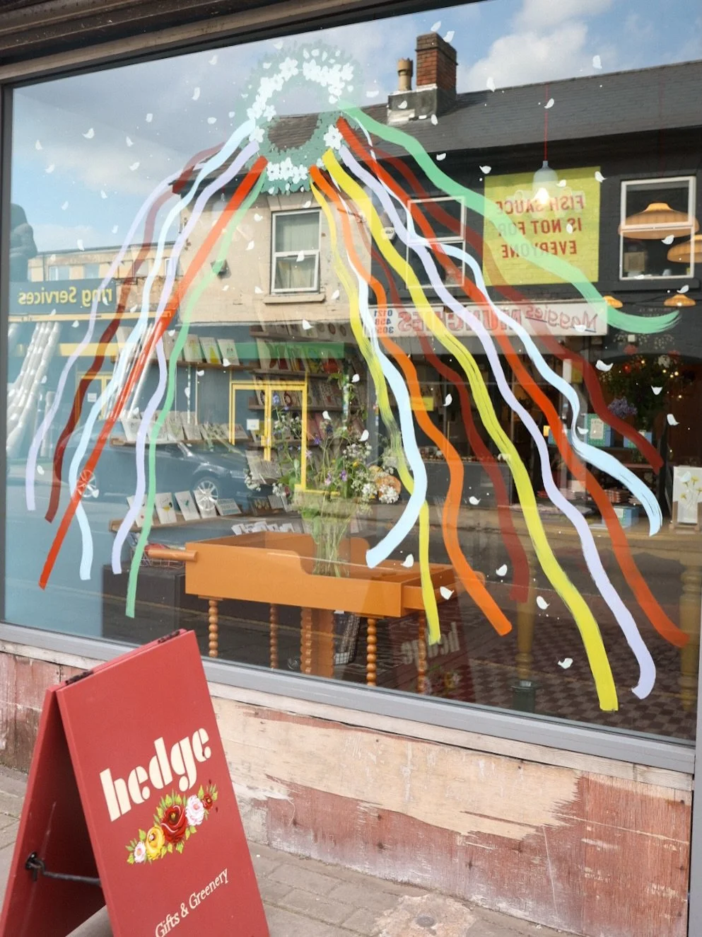 Happy bank holiday weekend 💛
Our new window art is a celebration of May, a love of folklore and the seasons. To that end wouldn&rsquo;t it be great if we had a ladies stirchley side? Would you be game? 

It&rsquo;s such a gorgeous time of year for f