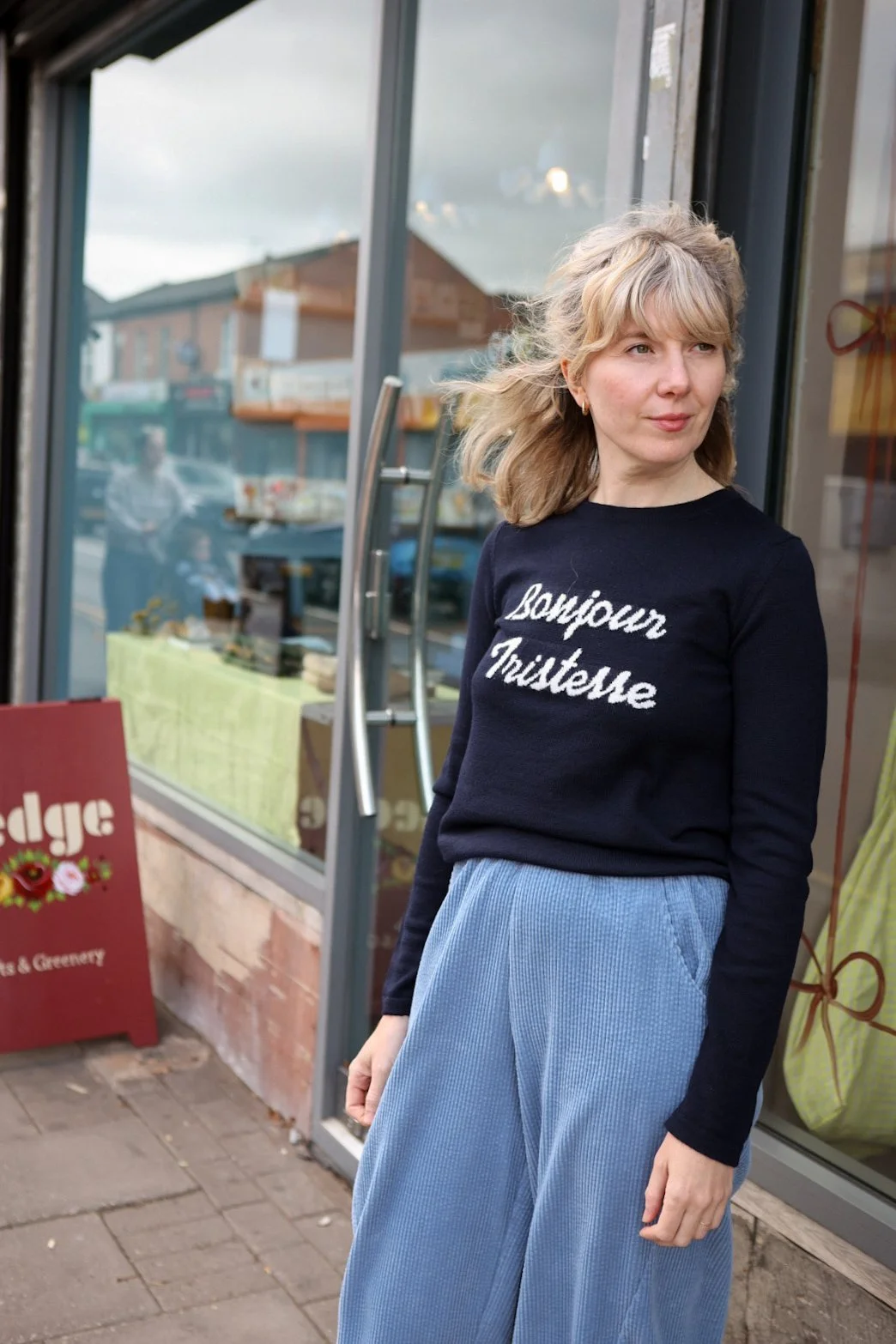 Bonjour Tristesse | Navy & Ecru by Hades