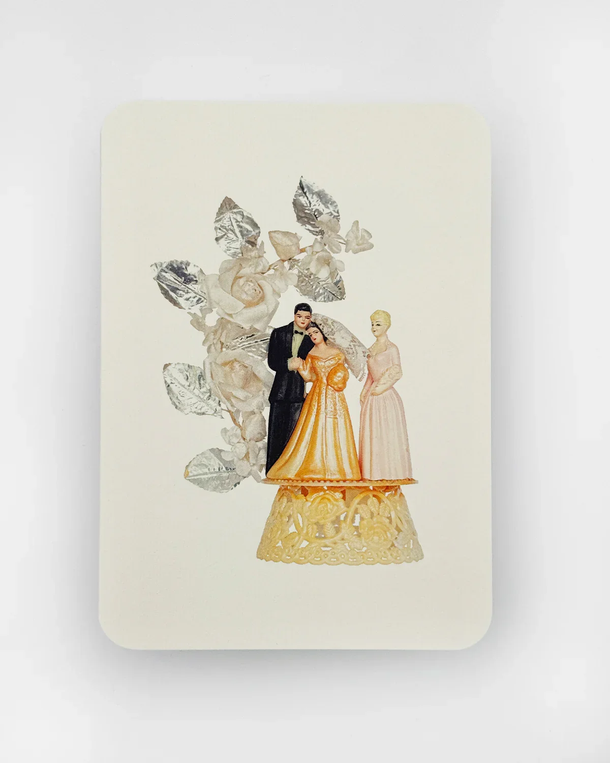 wedding cake topper card by Canonbury press