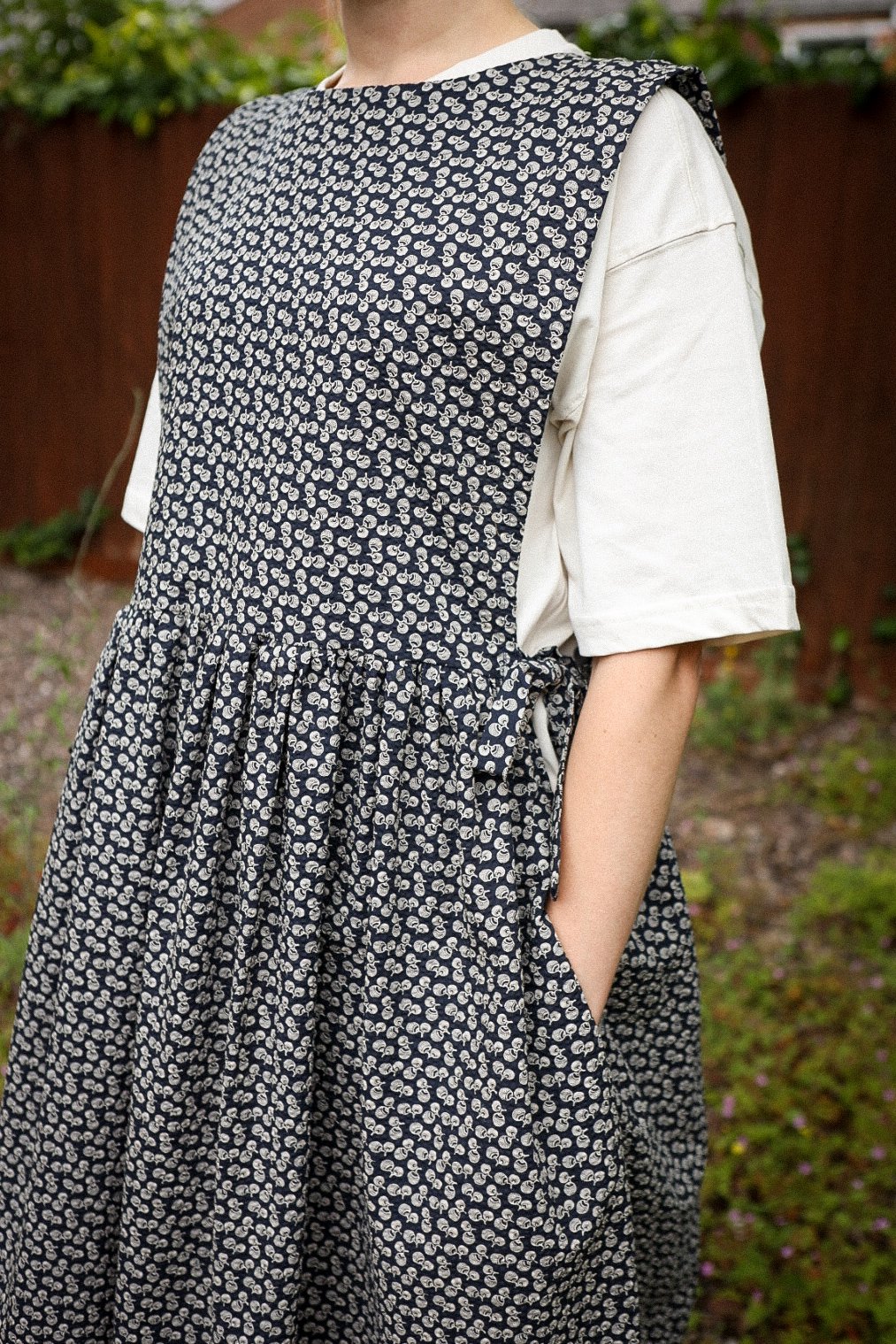 pinafoa dress - japanese seersucker by emiko