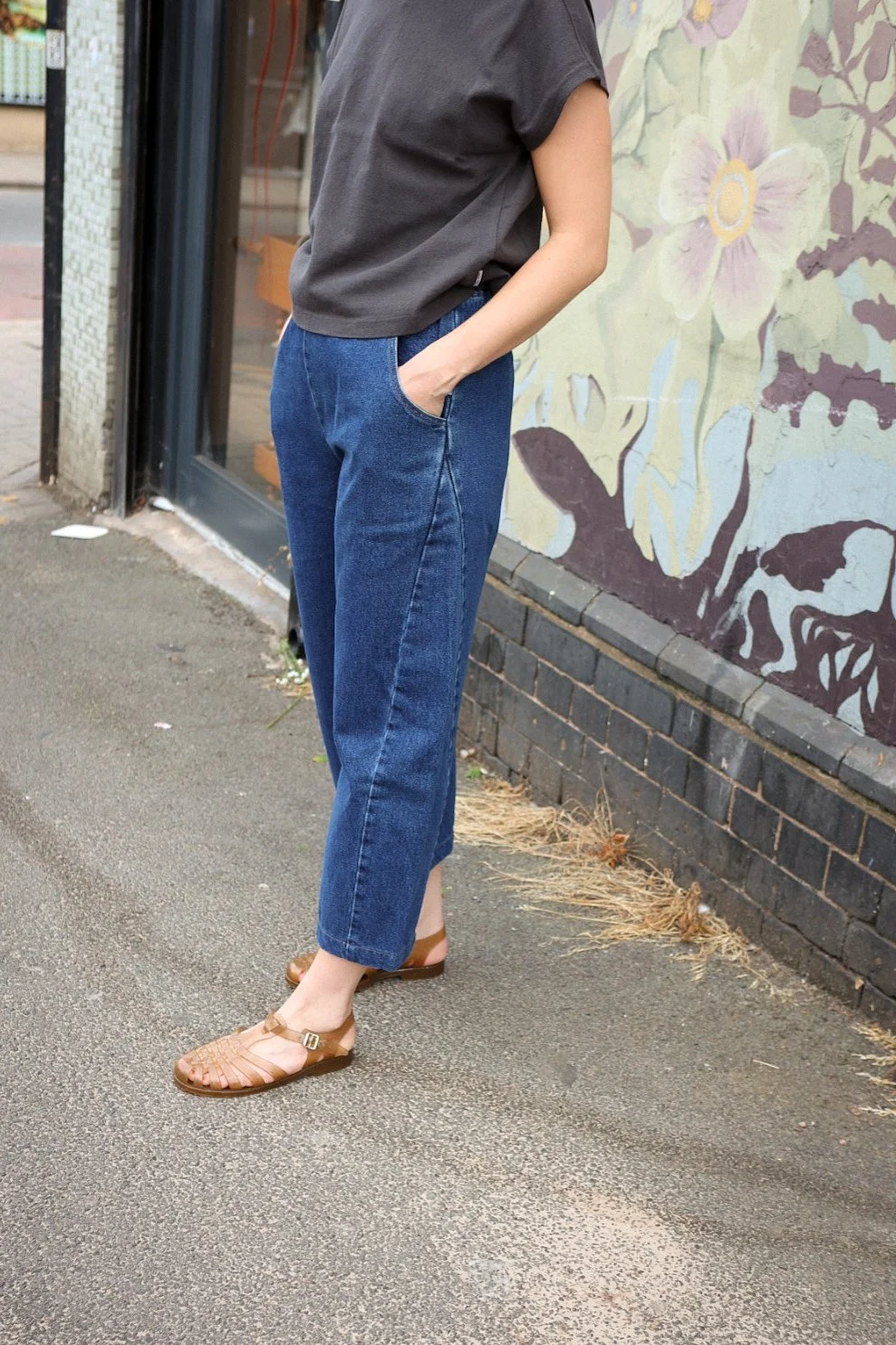 arc pants - denim by le bon shoppe
