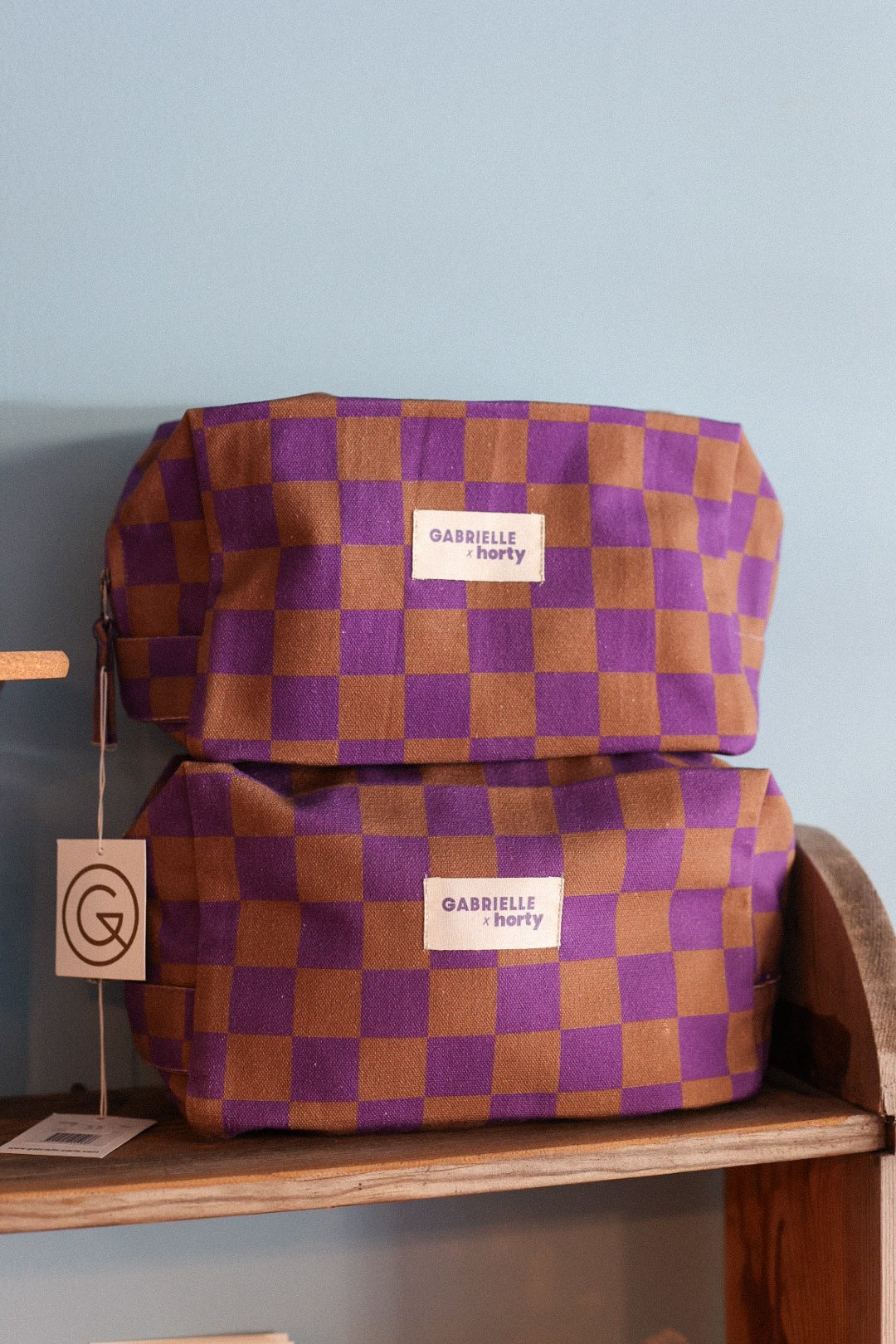 cotton wash bag by Gabrielle