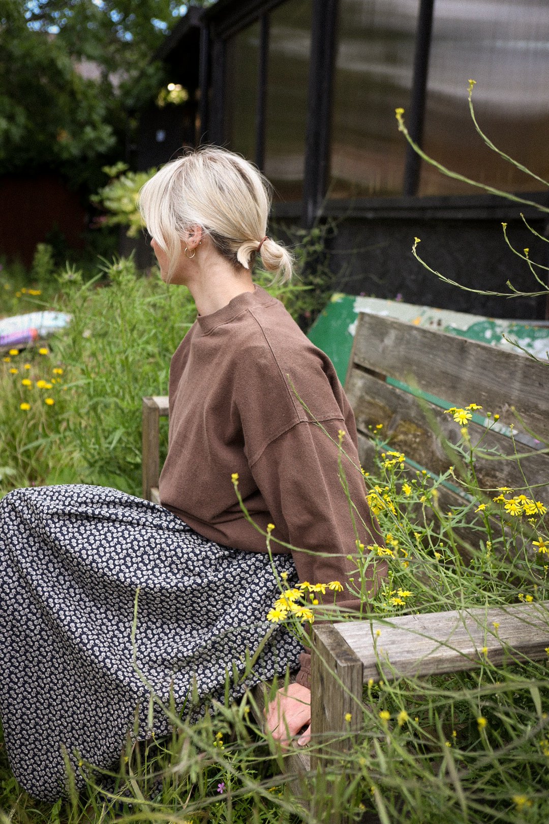 daisy long-sleeve top by le bon shoppe
