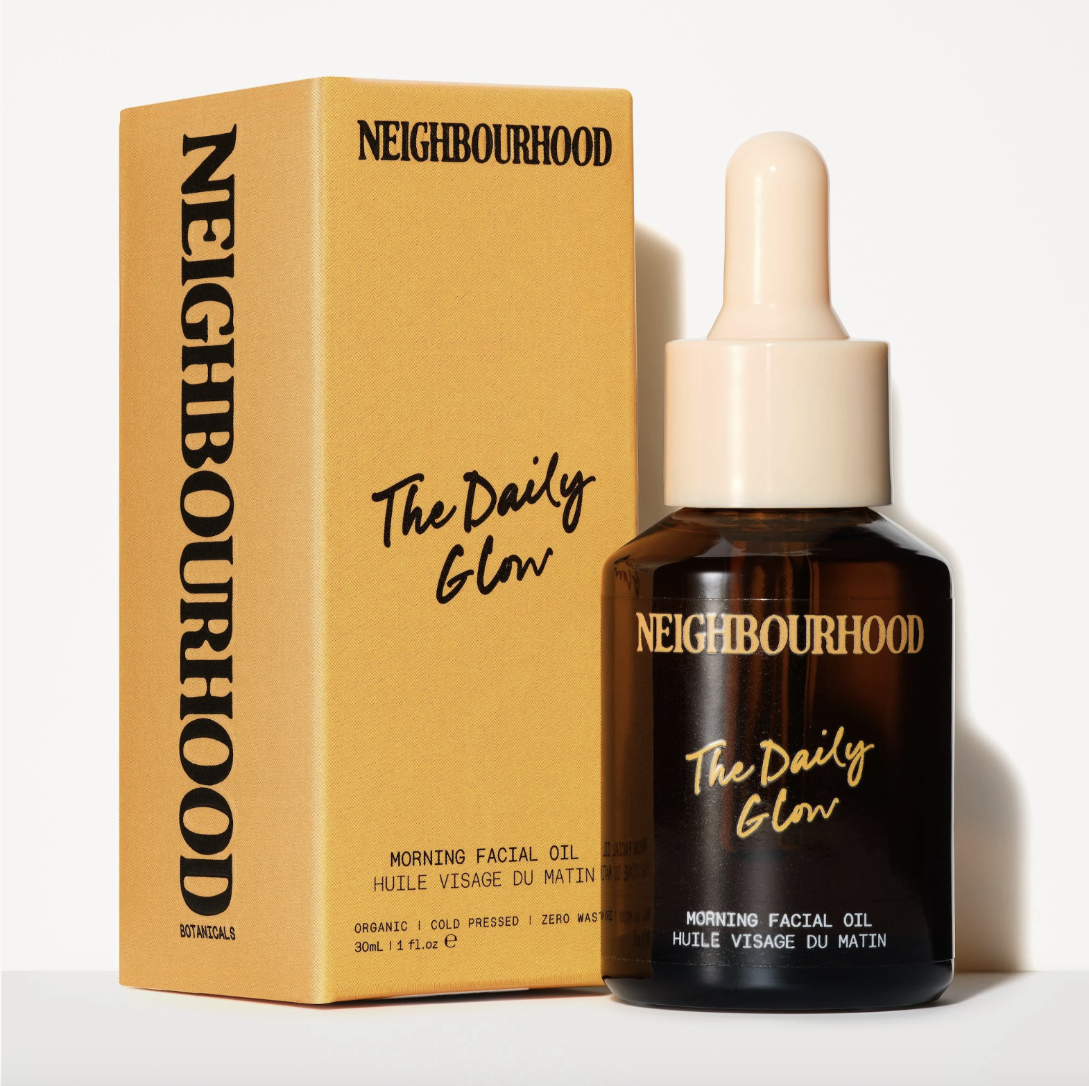 'the daily glow' morning facial oil by neighbourhood botanicals
