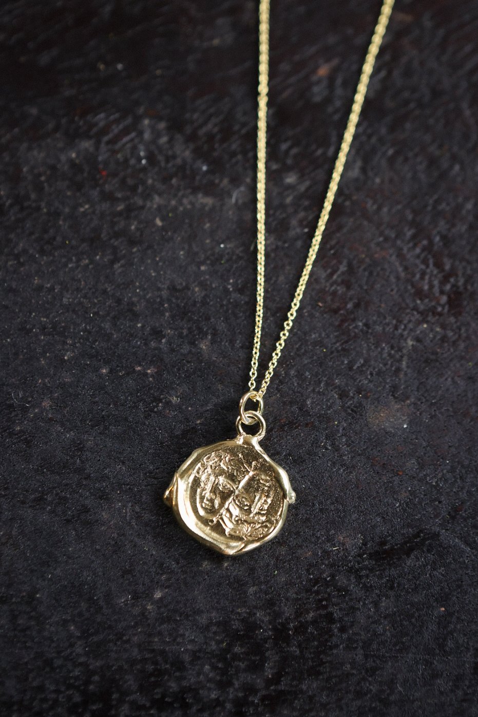 ancient coin necklaces by taken twice