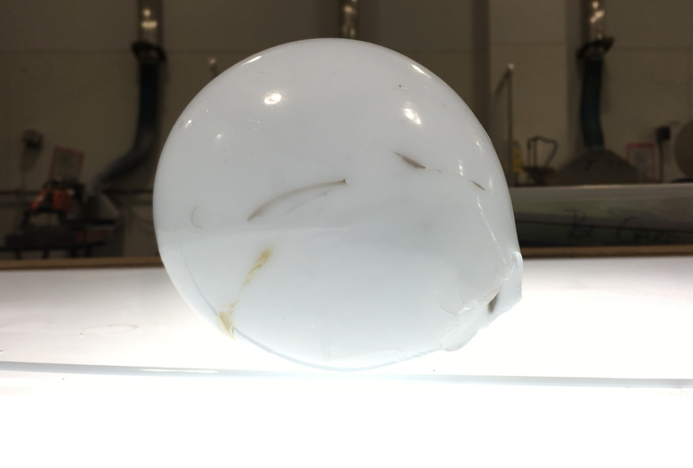 Neodymium doped glass under Fluorescent light