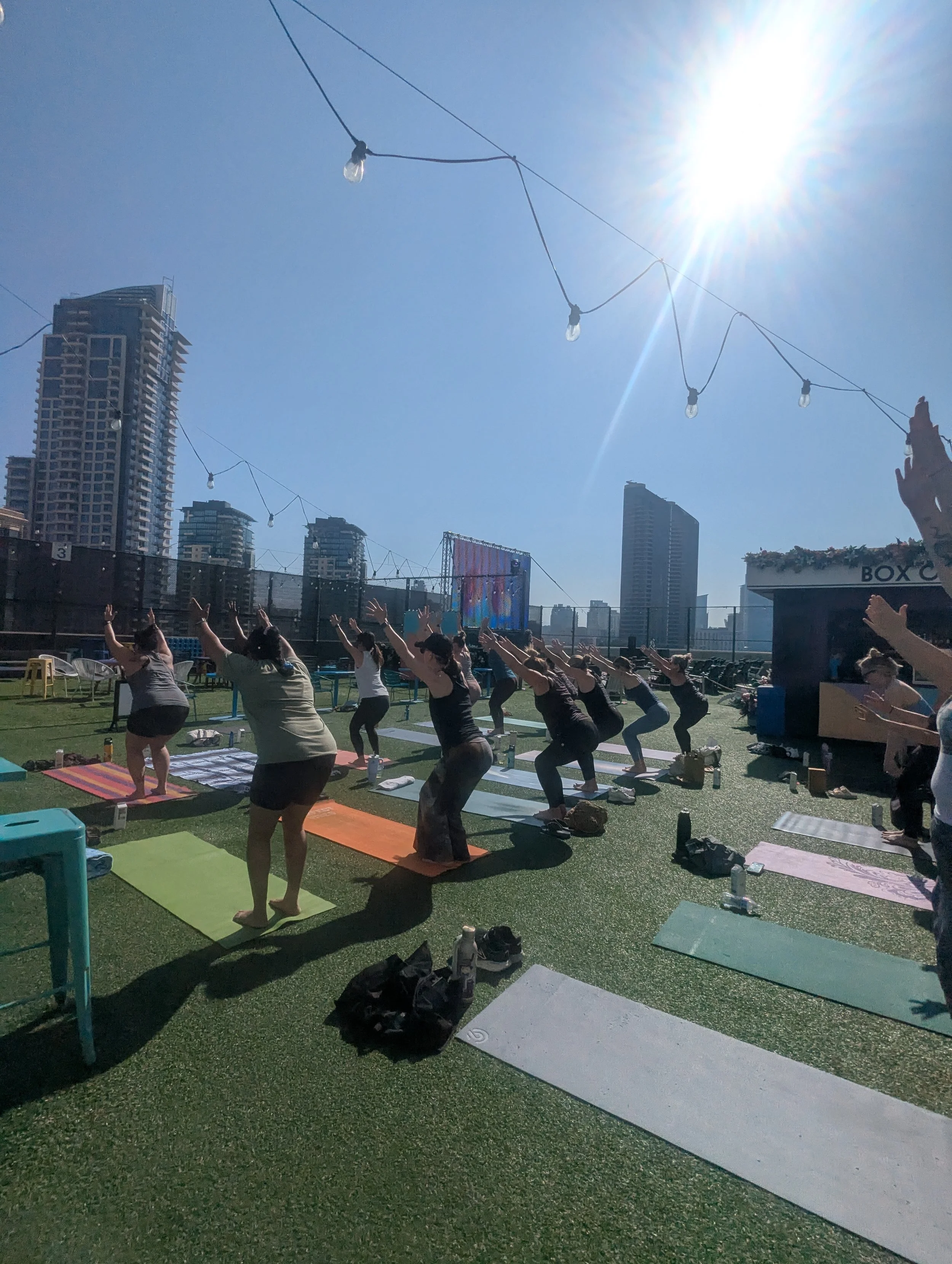 Yoga at Rooftop Cinema Club San Diego: Transforming a Movie Venue Into a Wellness Experience