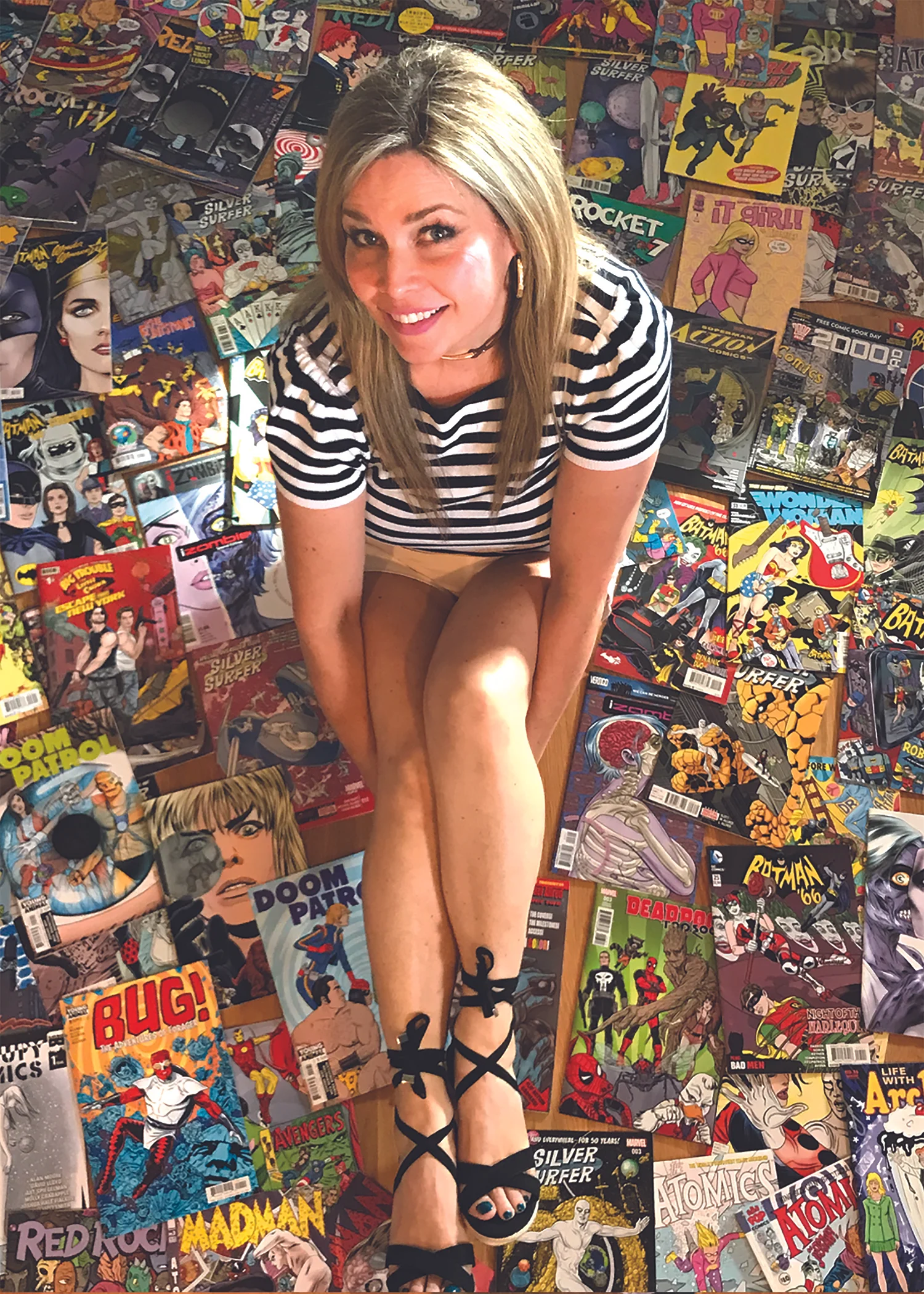 Mike Allred's wife, Laura, is a well-known comic artist in her own right.