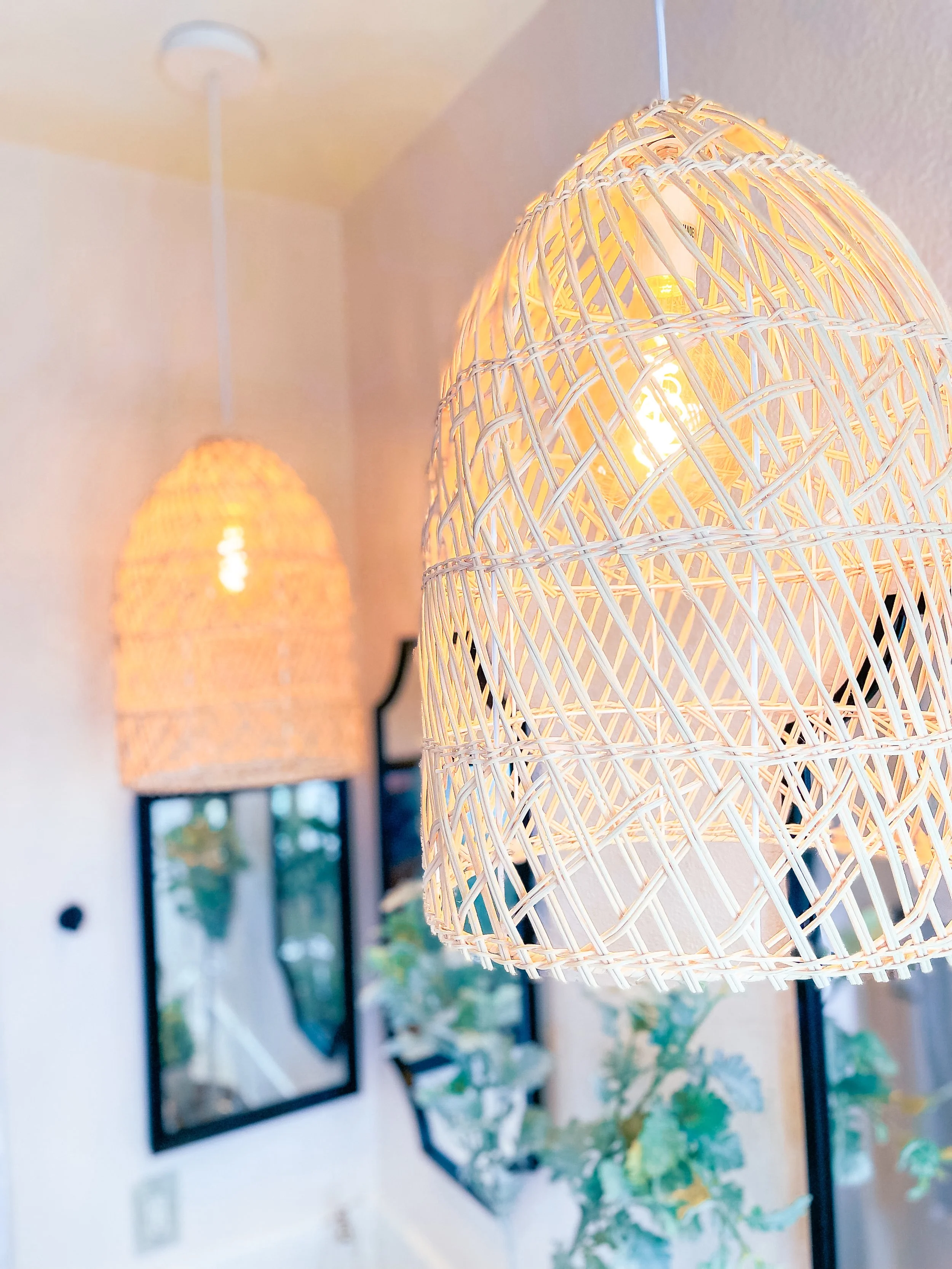 wicker shades, bathroom, remodel, bathroom remodel, facelift, mediterranean, decor, design, boho, tile, paint