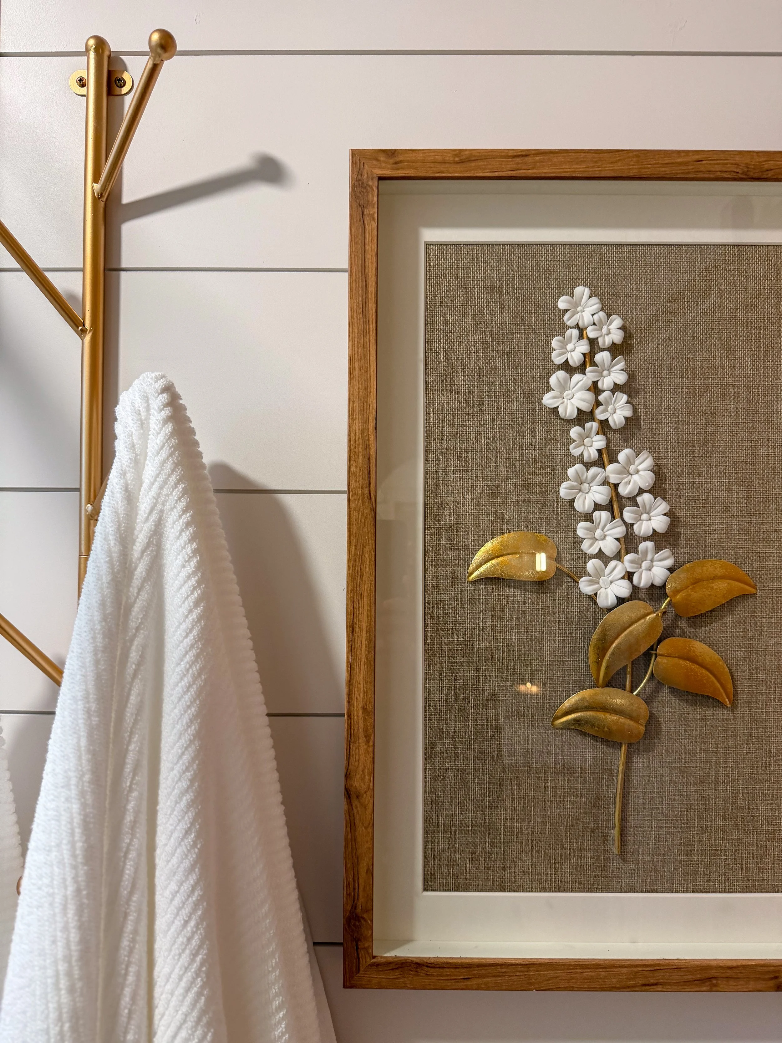 modern farmhouse bathroom, guest bathroom remodel, small bathroom remodel, bathroom renovation ideas, walk-in shower design, bathroom storage solutions, shiplap bathroom, modern farmhouse design, custom vanity, luxury guest bathroom, shower niche