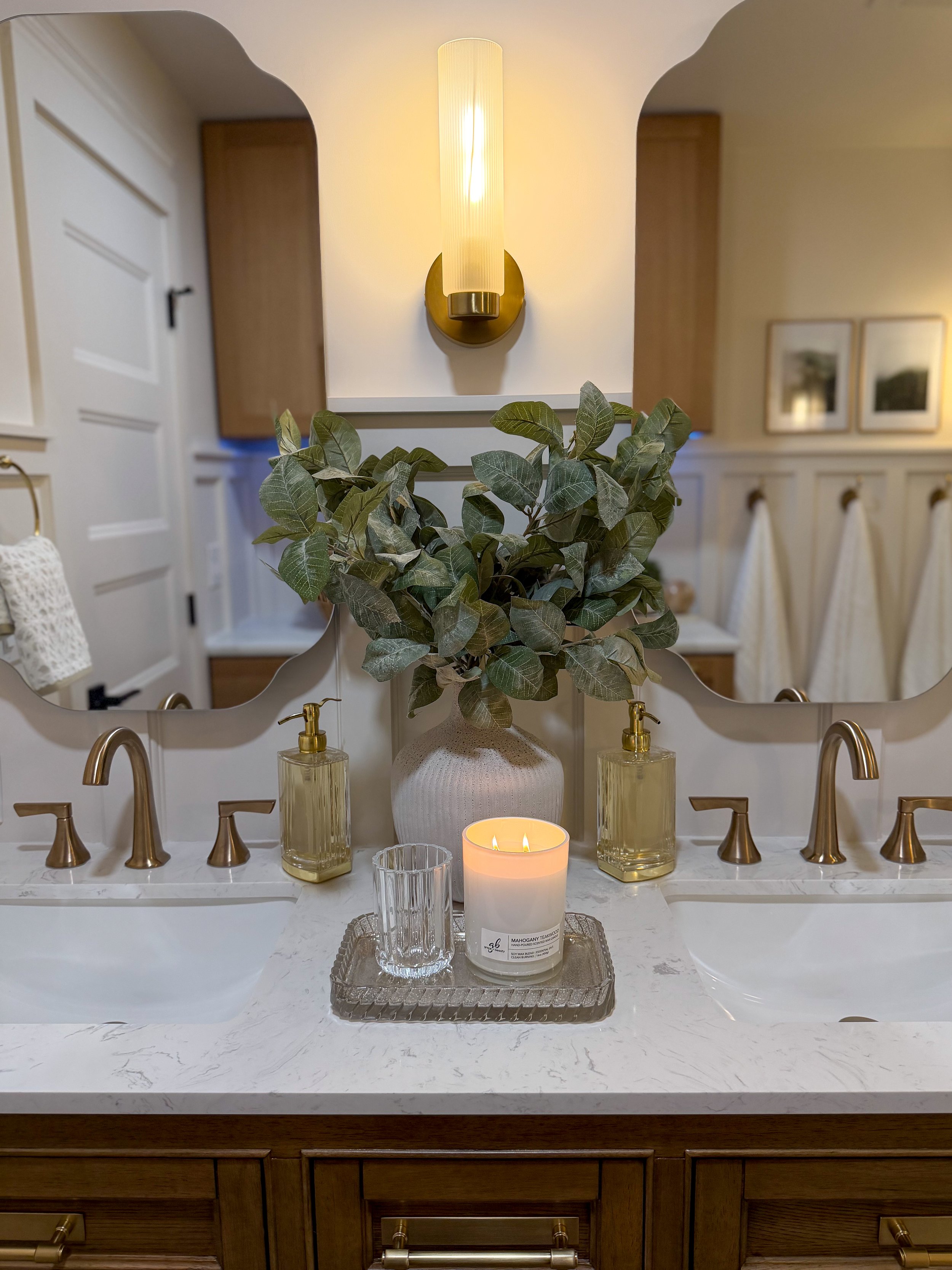 kids bathroom renovation, modern traditional bathroom, transitional bathroom design, family bathroom remodel, bathroom tile design ideas, bathroom storage solutions, interior design bathroom, timeless bathroom design, durable bathroom, arched shower
