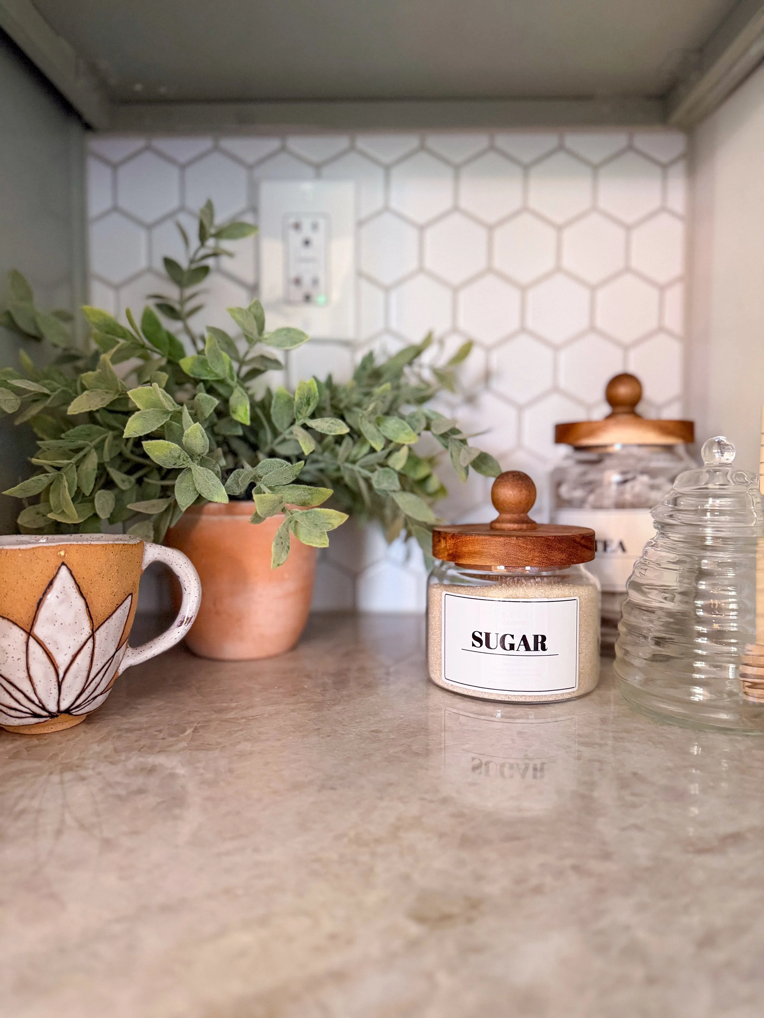 Kitchen remodel, kitchen renovation, kitchen design, kitchen refresh, modern farmhouse kitchen, farmhouse kitchen, two tone kitchen cabinets, painted kitchen cabinets, kitchen cabinet ideas, kitchen island ideas, Taj Mahal quartzite countertops