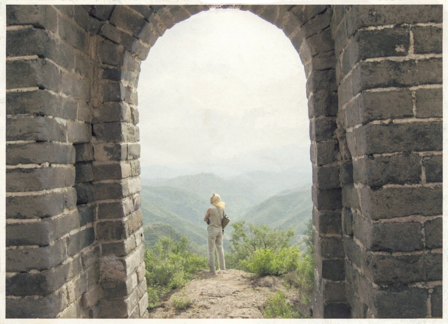 Filming on the Great Wall of China