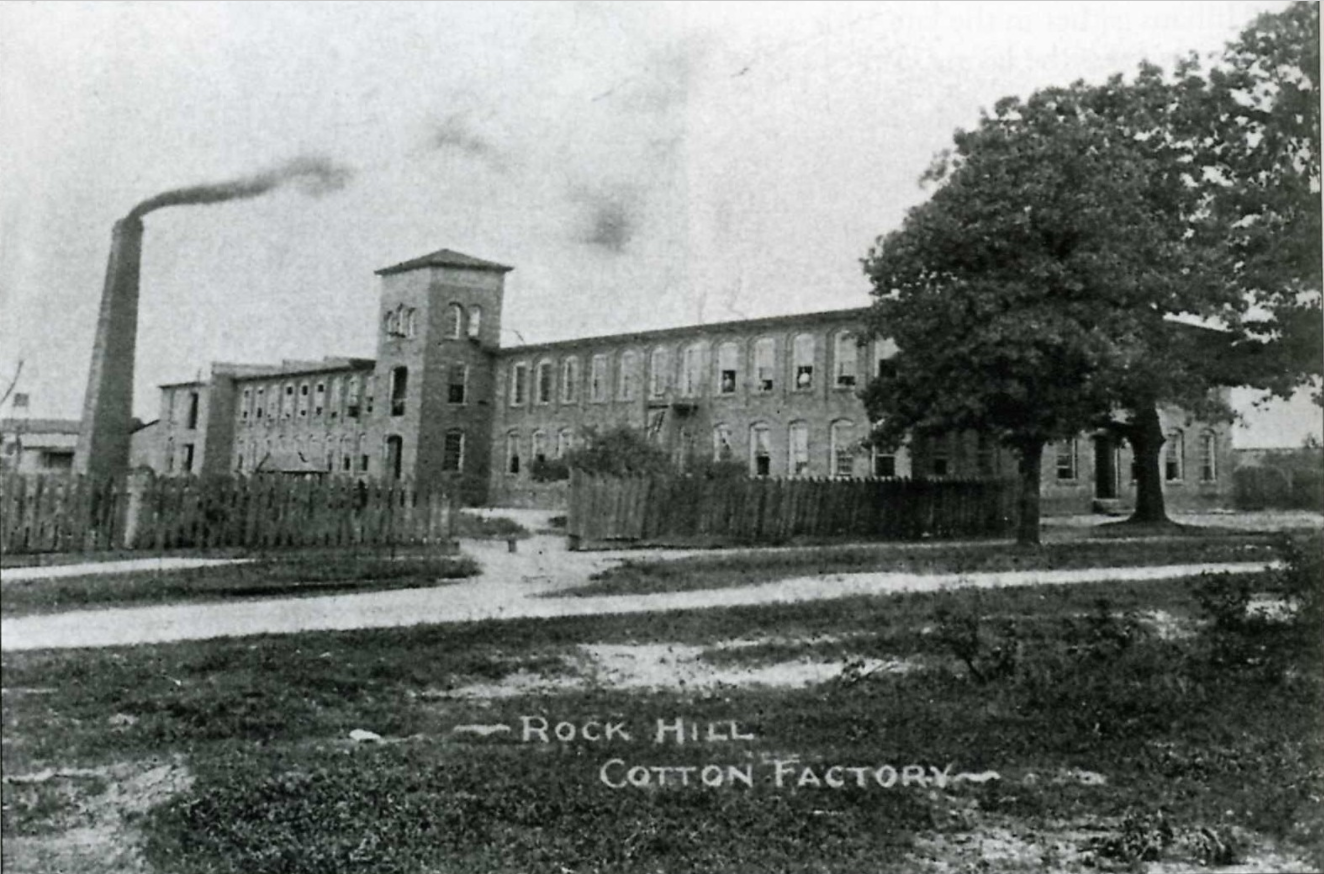 Postcard view of the Cotton Factory shortly after construction.