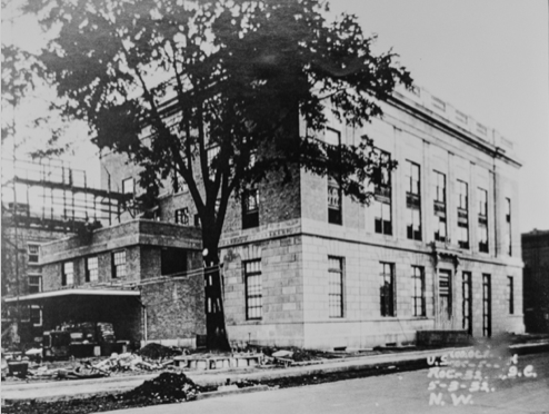 Expanding the post office in downtown Rock Hill. Private collection of AFLLC